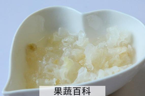 果蔬百科双米银耳粥的做法与功效