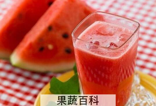 如何正确的榨西瓜汁 西瓜汁怎么做最好喝