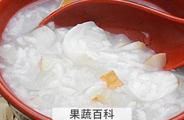 果蔬百科雪梨糯米粥的做法与功效