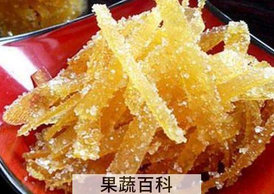 柚子皮糖的功效与作用