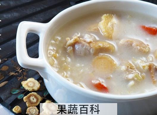 果蔬百科沙参糙米鸡肉粥的做法