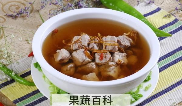 排骨炖虫草花汤怎么做