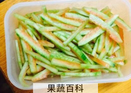 西瓜皮怎么做成软糖