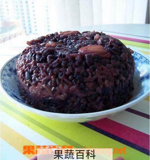 果蔬百科紫米八宝饭的做法 紫米八宝饭怎么做