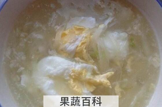 白面鸡蛋汤功效与作用
