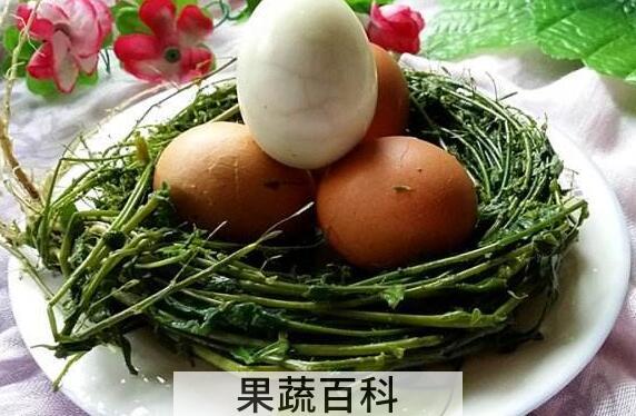 荠菜花煮鸡蛋的功效与作用