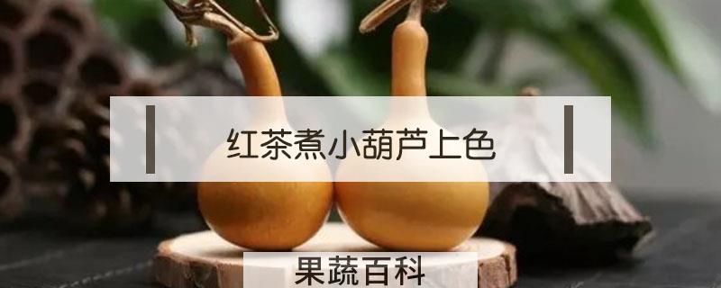 红茶煮小葫芦上色