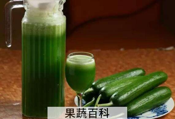 黄瓜汁加蜂蜜的功效与作用
