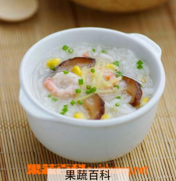 果蔬百科田园蔬菜海鲜粥的做法