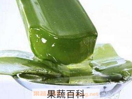 新鲜芦荟涂脸正确方法