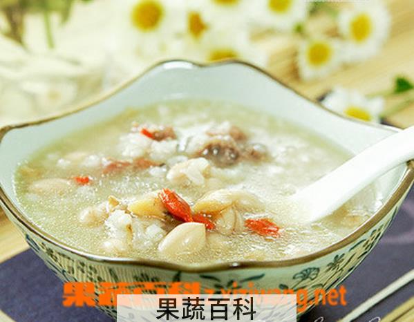 果蔬百科柴鱼花生粥的做法