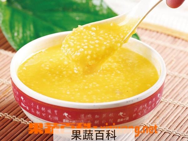 果蔬百科苡苓小米粥的做法