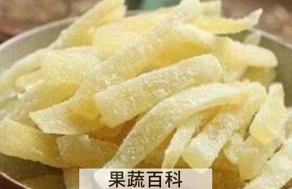 柚子皮糖的功效与作用及好处
