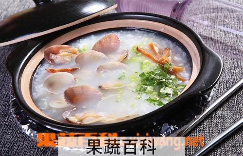 果蔬百科海鲜粥的做法