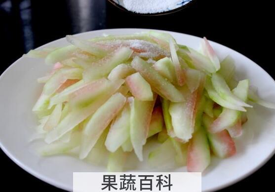 如何腌制西瓜皮 西瓜皮晒干腌制教程