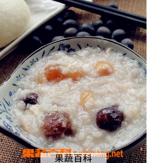 果蔬百科桂圆莲子粥的做法
