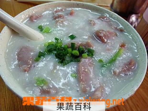 果蔬百科西湖牛肉粥的做法