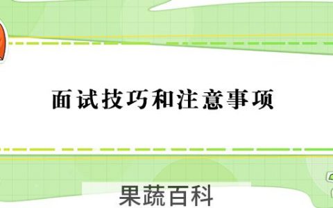 面试技巧和注意事项