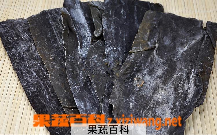 果蔬百科昆布的沙子怎么清洗
