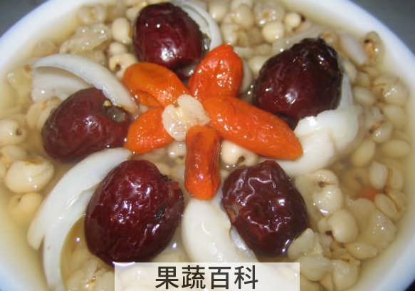 果蔬百科薏米百合粥的做法与功效