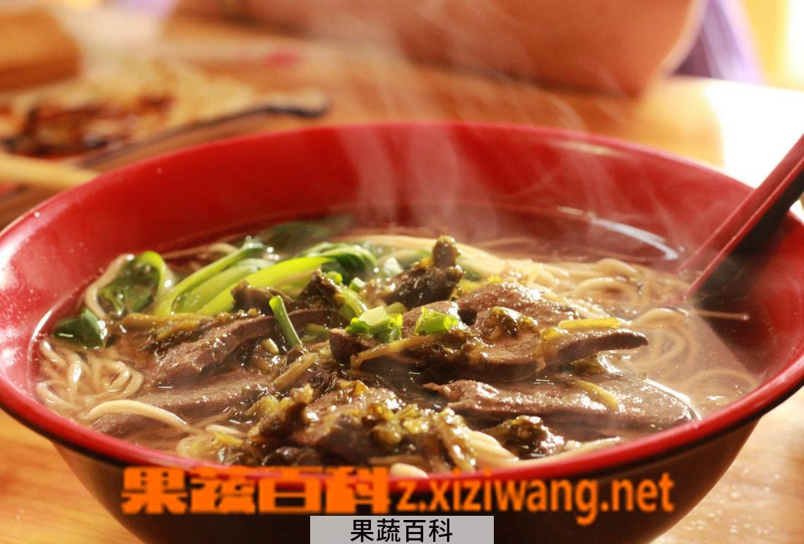 果蔬百科猪肝面怎么做好吃