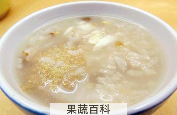 果蔬百科百合绿豆菊花粥的做法