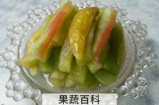 西瓜皮干的功效与作用