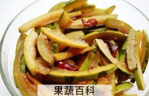 西瓜皮干的功效与作用