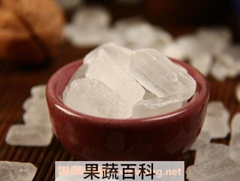 冰糖的功效与作用及食用方法