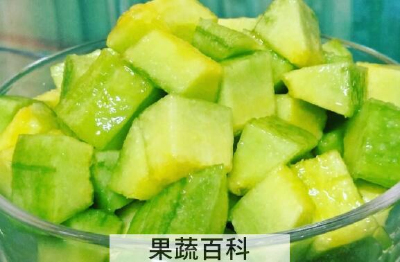 青酥瓜的功效与作用及食用方法