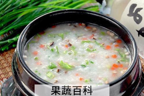 果蔬百科萝卜火腿粥的做法