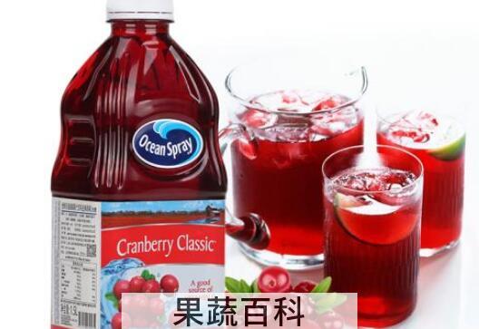 蔓越莓饮料的功效与作用