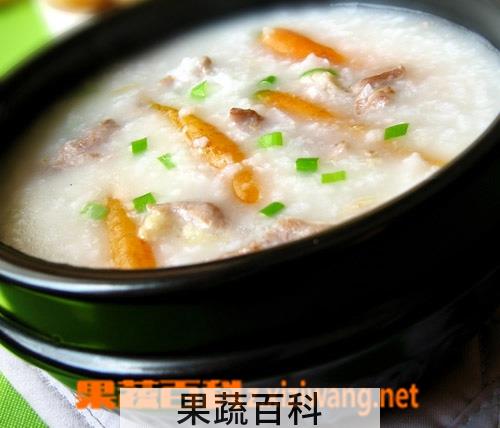 果蔬百科胡萝卜鸭腿粥的做法