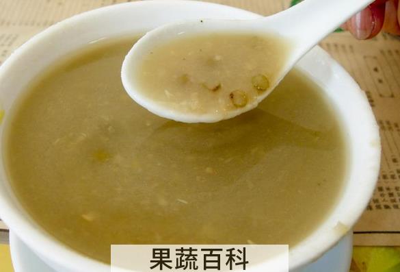 果蔬百科绿豆沙五谷奶的做法与功效