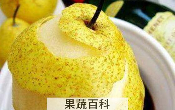 雪梨皮煮水的功效与作用