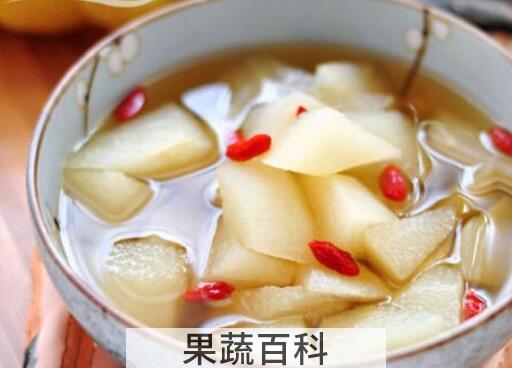 雪梨皮煮水的功效与作用
