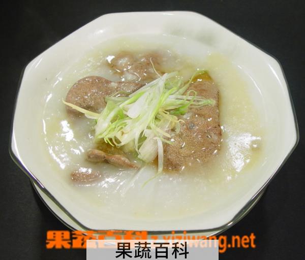 果蔬百科猪肝绿豆粥的做法