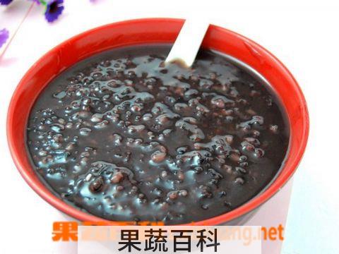果蔬百科紫米粥的做法