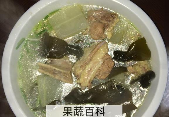 果蔬百科海带排骨汤的功效与做法