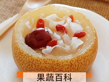 果蔬百科百合红枣梨粥的做法