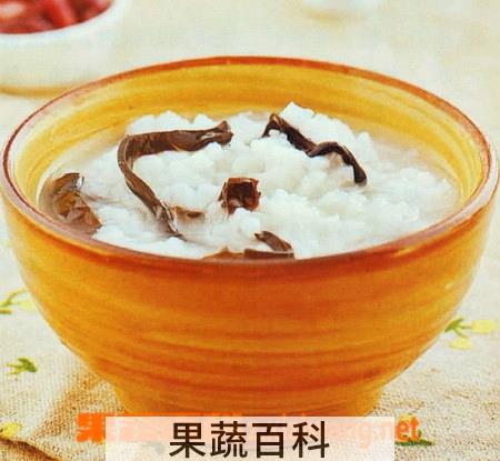 果蔬百科冰糖黑耳粥的做法