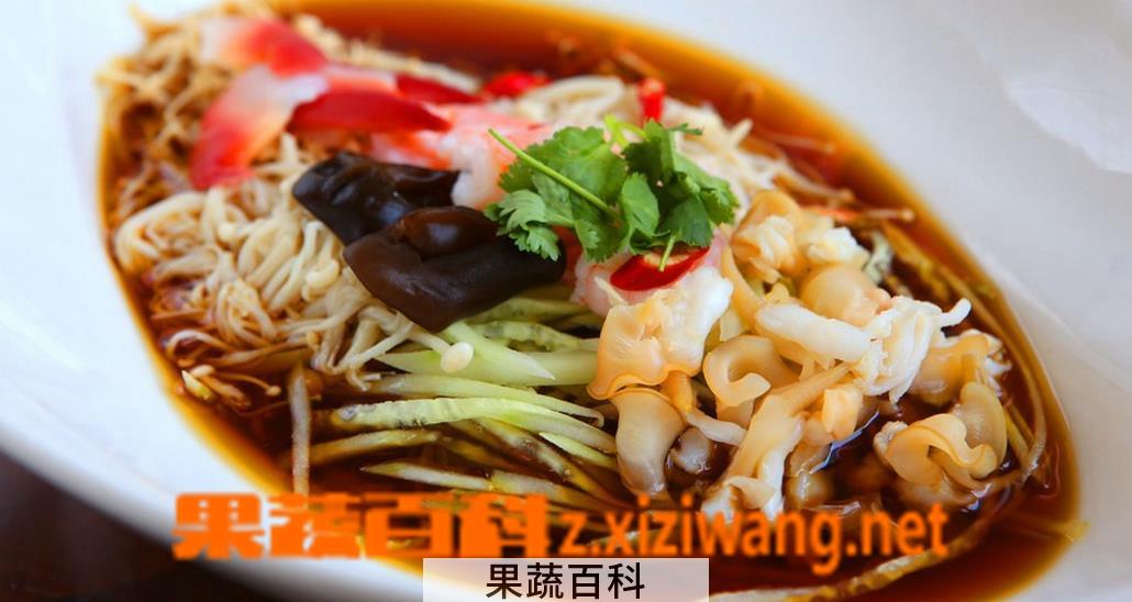 果蔬百科海鲜捞拌的做法