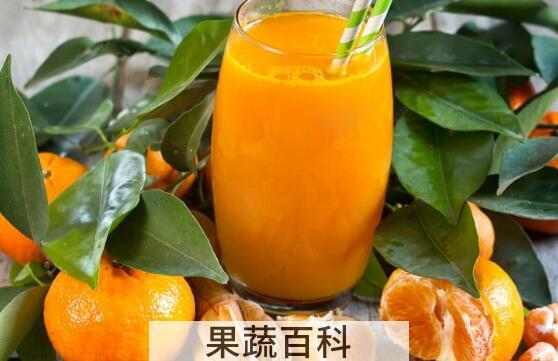 橘子汁的功效与作用 喝橘子汁的好处