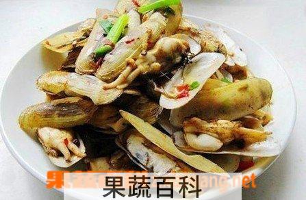果蔬百科炒蛏子怎么做好吃