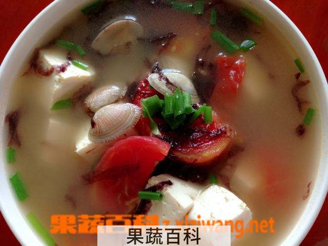 果蔬百科蛤蜊汤的做法大全