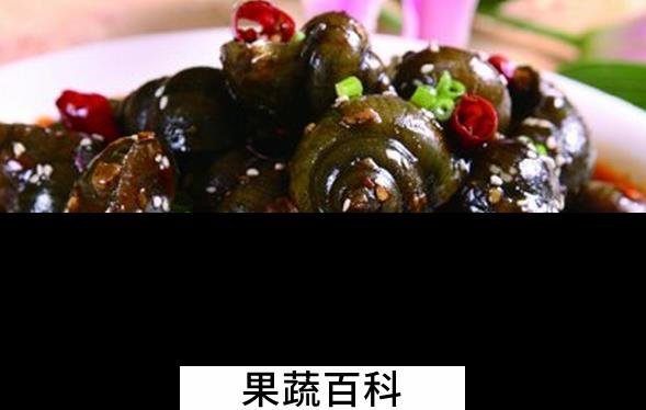 果蔬百科田螺的药用价值