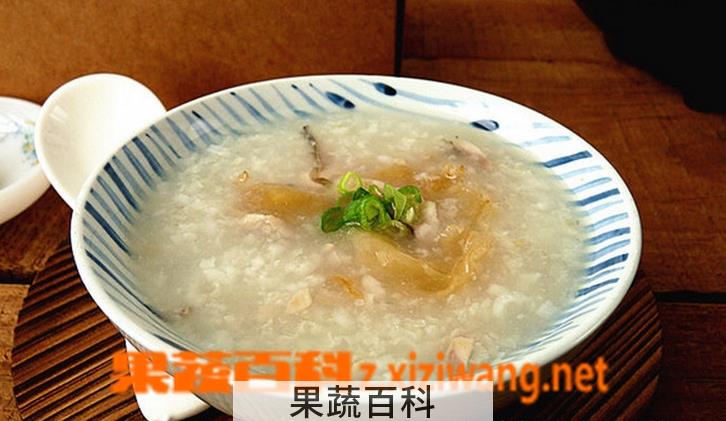 果蔬百科鲫鱼糯米粥的做法