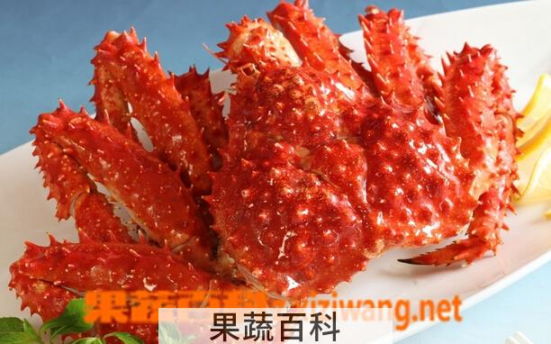 果蔬百科帝王蟹的功效与作用