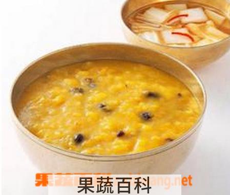果蔬百科木瓜红萝卜玉米粥的做法