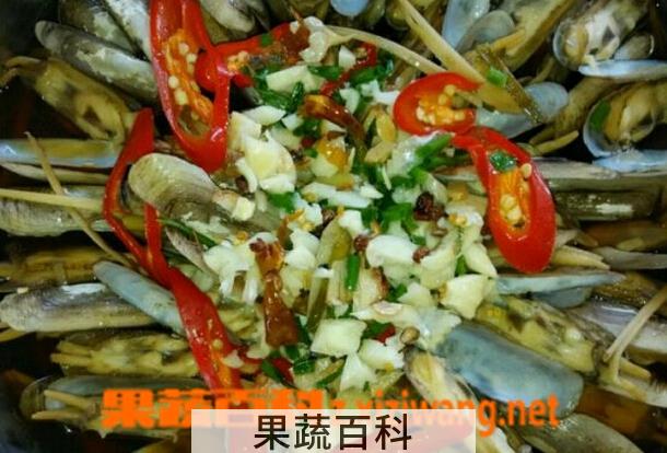 果蔬百科长竹蛏怎么做好吃